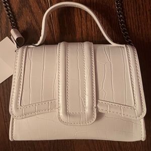 Zara White Crossbody Purse
